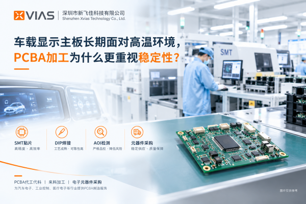 车载显示主板长期面对高温环境，PCBA加工为什么更重视稳定性？