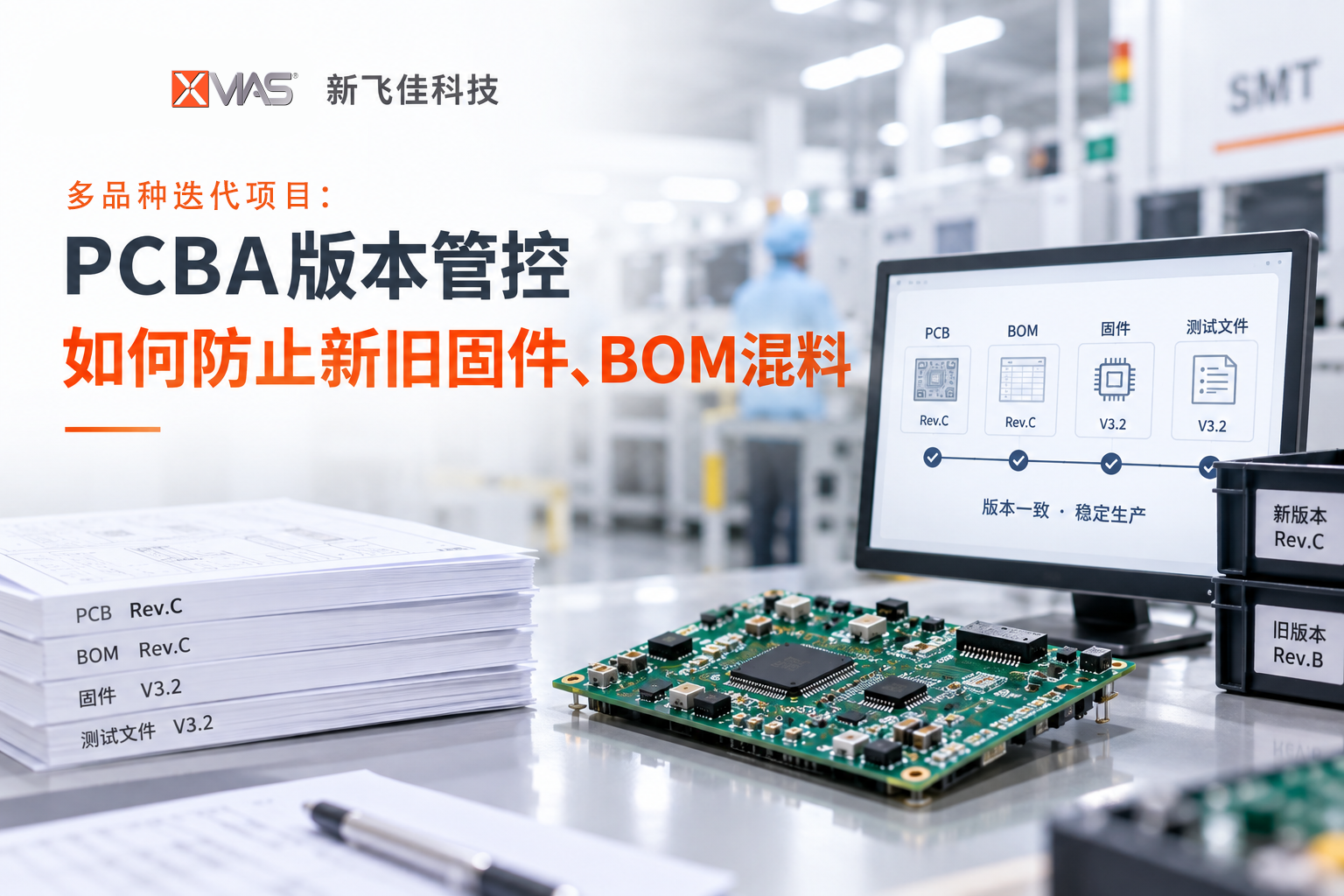 多品种迭代项目：PCBA 版本管控，如何防止新旧固件、BOM 混料